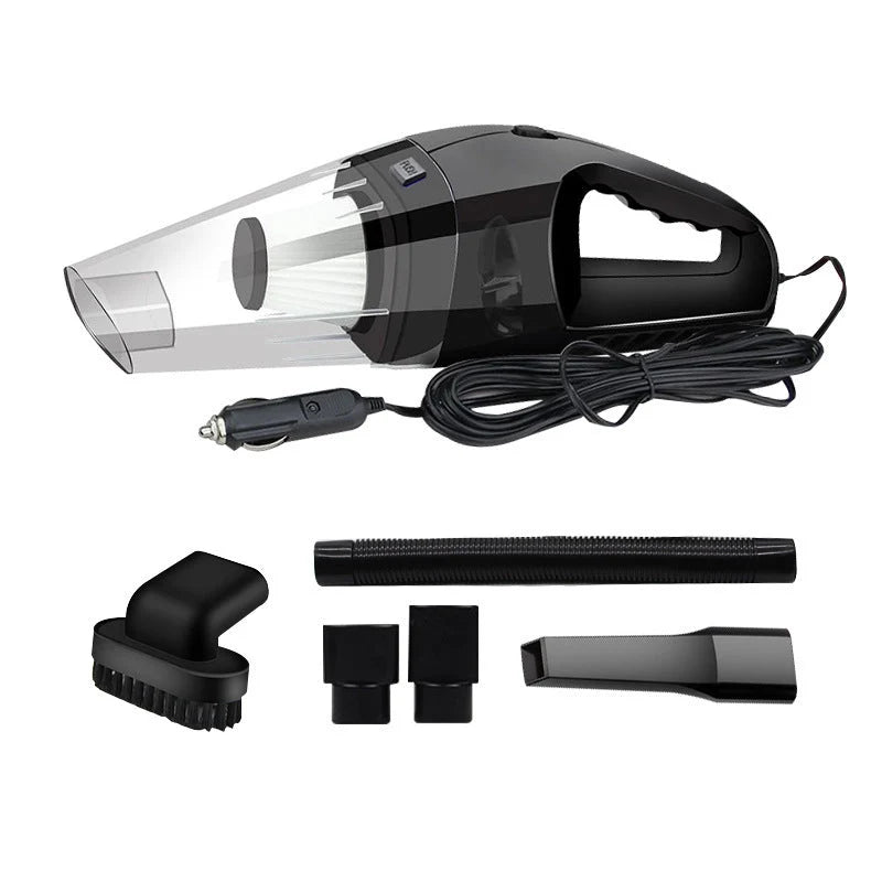 Portable 12V Mini Car Vacuum Cleaner – 120W Handheld