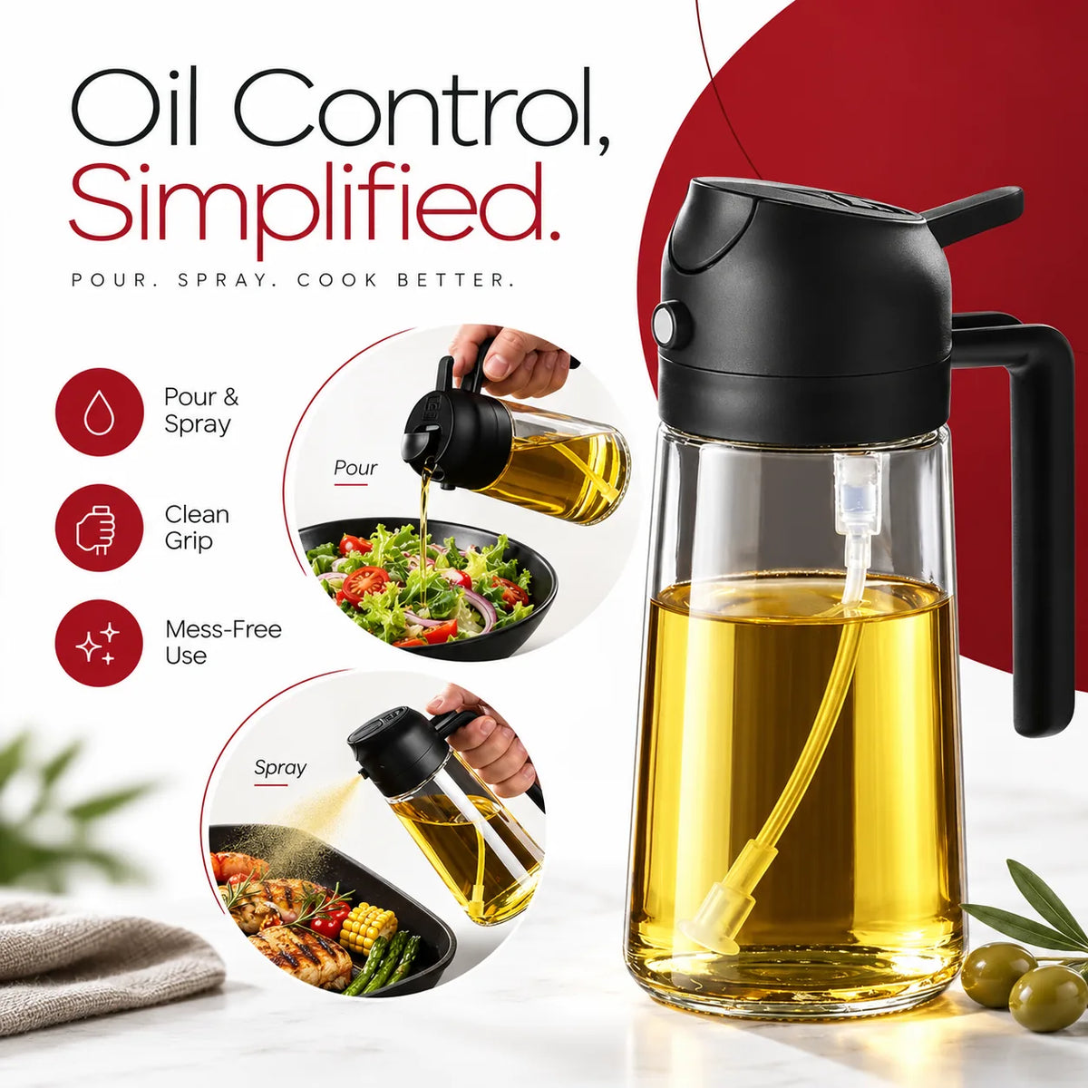 Oil Dispenser and Oil Sprayer